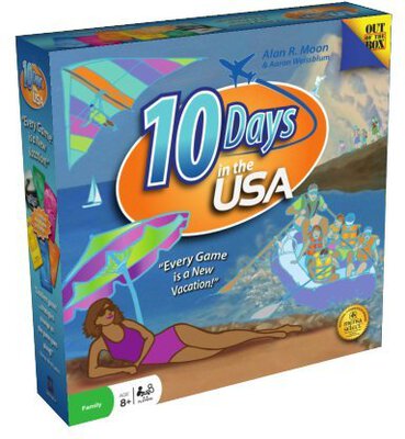 Alle Details zum Brettspiel 10 Days in the USA und ähnlichen Spielen