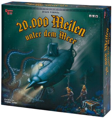 Alle Details zum Brettspiel 20.000 Meilen unter dem Meer und ähnlichen Spielen