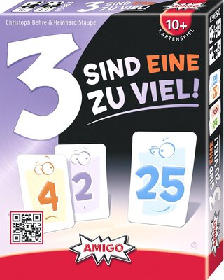 Alle Details zum Brettspiel 3 sind eine zu viel! Kartenspiel und ähnlichen Spielen