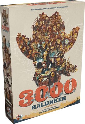 Alle Details zum Brettspiel 3000 Halunken und ähnlichen Spielen