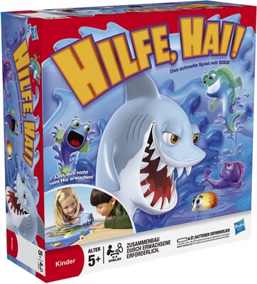 Alle Details zum Brettspiel Achtung: Hai! / Hilfe, Hai! und ähnlichen Spielen