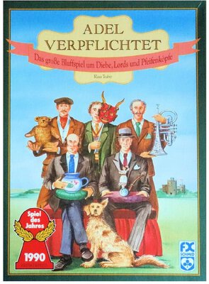 Alle Details zum Brettspiel Adel Verpflichtet (Spiel des Jahres 1990) und ähnlichen Spielen