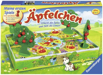Alle Details zum Brettspiel Äpfelchen / 1-2-3 Kirschenzählerei und ähnlichen Spielen