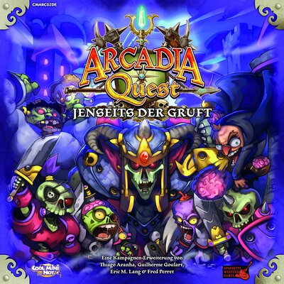 Alle Details zum Brettspiel Arcadia Quest: Jenseits der Gruft (Erweiterung) und ähnlichen Spielen