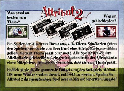 Alle Details zum Brettspiel Attribut 2 und ähnlichen Spielen