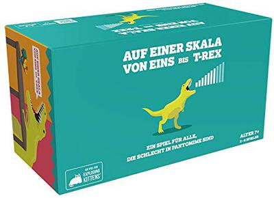 Alle Details zum Brettspiel Auf einer Skala von Eins bis T-Rex und ähnlichen Spielen