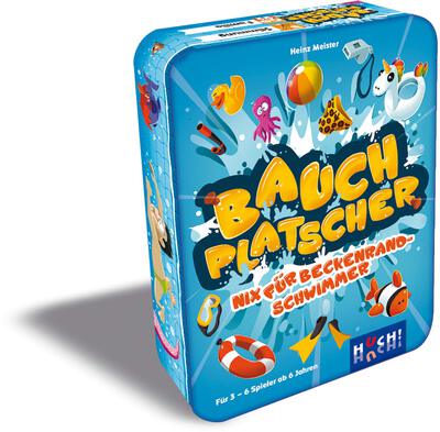 Alle Details zum Brettspiel Bauchplatscher (Ab in den Pool!) und ähnlichen Spielen