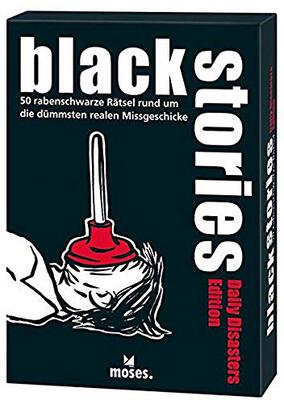 Alle Details zum Brettspiel Black Stories: Daily Disasters Edition und ähnlichen Spielen