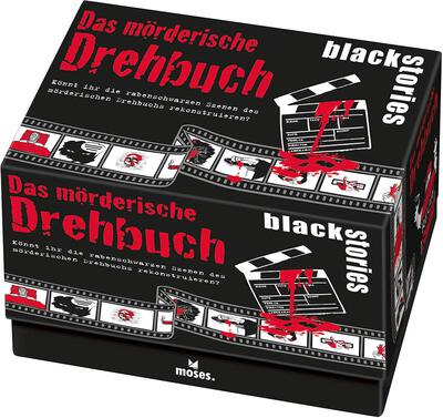 Alle Details zum Brettspiel Black Stories: Das mörderische Drehbuch und ähnlichen Spielen