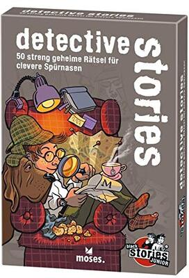 Alle Details zum Brettspiel Black Stories Junior: Detective Stories und ähnlichen Spielen