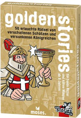 Alle Details zum Brettspiel Black Stories Junior: Golden Stories und ähnlichen Spielen