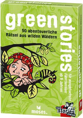 Alle Details zum Brettspiel Black Stories Junior: Green Stories und ähnlichen Spielen