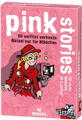 Alle Details zum Brettspiel Black Stories Junior: Pink Stories und ähnlichen Spielen