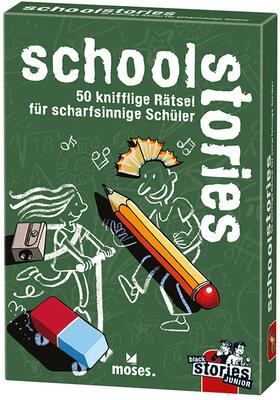 Alle Details zum Brettspiel Black Stories Junior: School Stories und ähnlichen Spielen