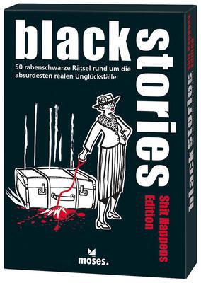 Alle Details zum Brettspiel Black Stories: Shit Happens und ähnlichen Spielen