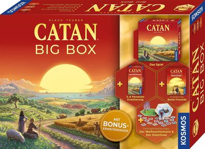 Alle Details zum Brettspiel CATAN: Big Box (2025er Version) und ähnlichen Spielen