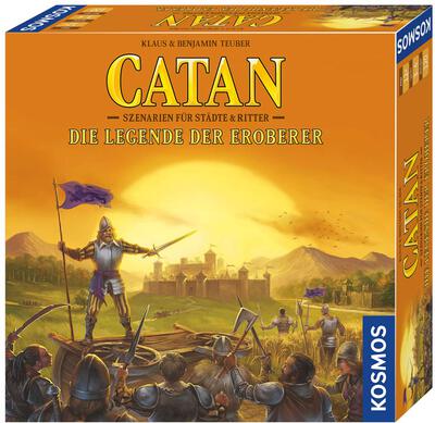 Alle Details zum Brettspiel Catan: Szenarien für Städte & Ritter – Die Legende der Eroberer (Expansion) und ähnlichen Spielen