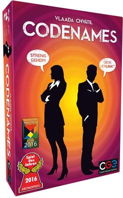 Alle Details zum Brettspiel Codenames (Spiel des Jahres 2016) und ähnlichen Spielen