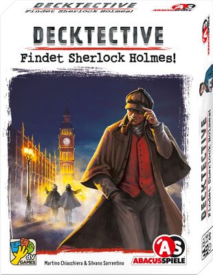Alle Details zum Brettspiel Decktective: Findet Sherlock Holmes! und ähnlichen Spielen