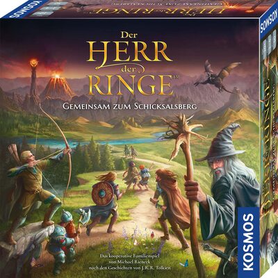 Alle Details zum Brettspiel Der Herr der Ringe: Gemeinsam zum Schicksalsberg und ähnlichen Spielen