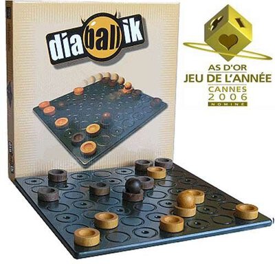 Alle Details zum Brettspiel Diaballik und ähnlichen Spielen