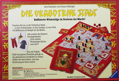 Alle Details zum Brettspiel Die Verbotene Stadt und ähnlichen Spielen
