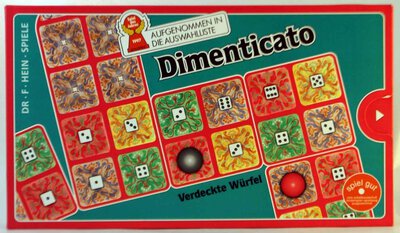 Alle Details zum Brettspiel Dimenticato und ähnlichen Spielen