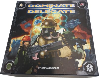 Alle Details zum Brettspiel Dominate & Delegate und ähnlichen Spielen