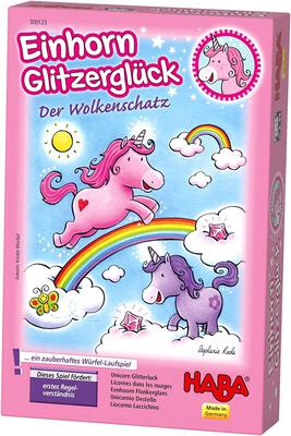 Alle Details zum Brettspiel Einhorn Glitzerglück - Der Wolkenschatz und ähnlichen Spielen