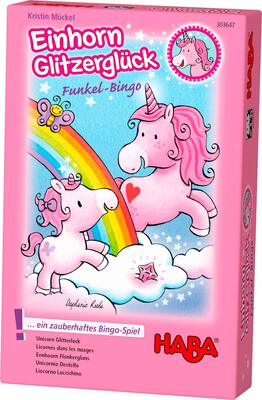 Alle Details zum Brettspiel Einhorn Glitzerglück: Funkel-Bingo und ähnlichen Spielen