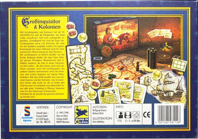 Alle Details zum Brettspiel El Grande: Grossinquisitor und Kolonien (Erweiterung) und ähnlichen Spielen