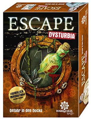 Alle Details zum Brettspiel ESCAPE Dysturbia: Gefahr in den Docks und ähnlichen Spielen
