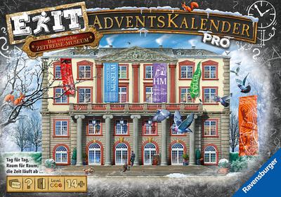 Alle Details zum Brettspiel Exit Adventskalender pro: Das verrückte Zeitreise-Museum 2021 und ähnlichen Spielen