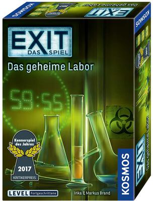 Alle Details zum Brettspiel EXIT: Das Spiel – Das geheime Labor (Kennerspiel 2017) und ähnlichen Spielen