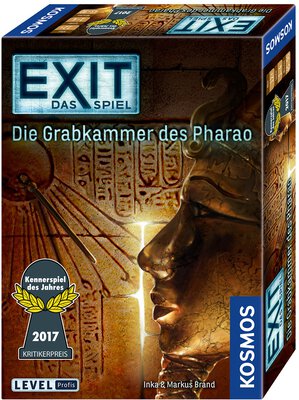 Alle Details zum Brettspiel EXIT: Das Spiel – Die Grabkammer des Pharao (Kennerspiel 2017) und ähnlichen Spielen