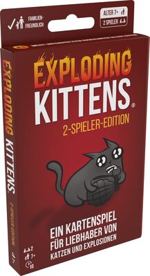 Alle Details zum Brettspiel Exploding Kittens: 2-Spieler-Edition und ähnlichen Spielen