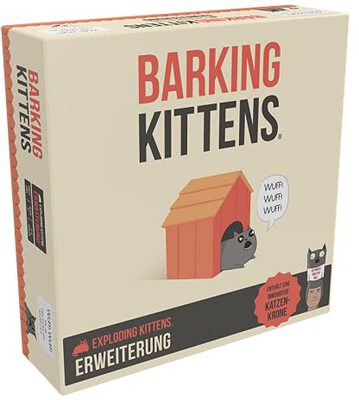 Alle Details zum Brettspiel Exploding Kittens: Barking Kittens (3. Erweiterung) und ähnlichen Spielen