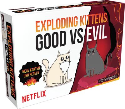 Alle Details zum Brettspiel Exploding Kittens: Good Vs Evil und ähnlichen Spielen