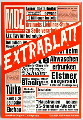 Alle Details zum Brettspiel Extrablatt und ähnlichen Spielen