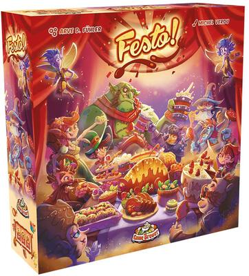 Alle Details zum Brettspiel Festo! und ähnlichen Spielen