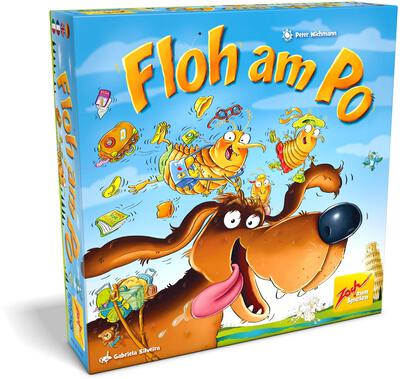 Alle Details zum Brettspiel Floh am Po und ähnlichen Spielen