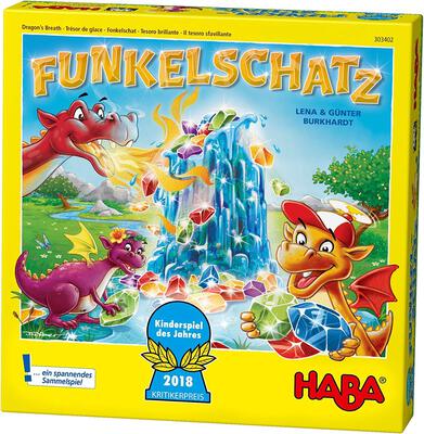 Alle Details zum Brettspiel Funkelschatz (Kinderspiel des Jahres 2018) und ähnlichen Spielen