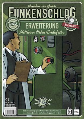 Alle Details zum Brettspiel Funkenschlag: MIttlerer Osten/Südafrika (Erweiterung) und ähnlichen Spielen