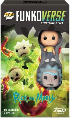 Alle Details zum Brettspiel Funkoverse Strategie-Spiel: Rick & Morty 100 und ähnlichen Spielen