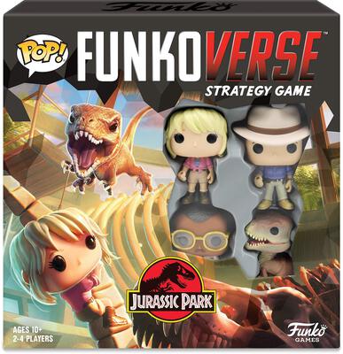 Alle Details zum Brettspiel Funkoverse Strategy Game: Jurassic Park 101 und ähnlichen Spielen