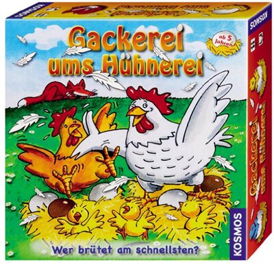 Alle Details zum Brettspiel Gackerei ums Hühnerei und ähnlichen Spielen