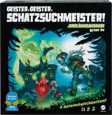 Alle Details zum Brettspiel Geister, Geister, Schatzsuchmeister! Jubiläumsausgabe und ähnlichen Spielen