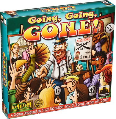 Alle Details zum Brettspiel Going, Going, GONE! und ähnlichen Spielen