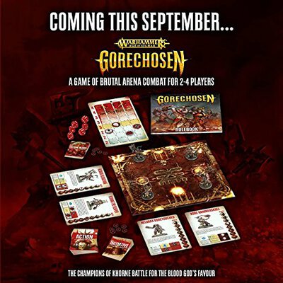 Alle Details zum Brettspiel Gorechosen - A Game of Brutel Arena Combat in the Age of Sigmar und ähnlichen Spielen