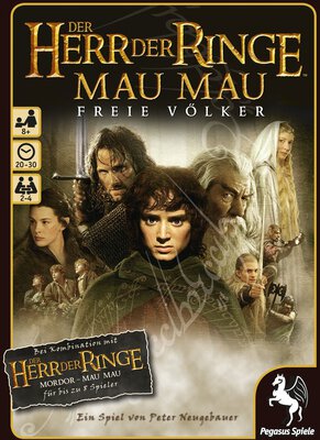 Alle Details zum Brettspiel Herr der Ringe Mau Mau: Freie Völker und ähnlichen Spielen